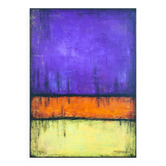 Original minimalist abstract modern painting on stretched canvas.