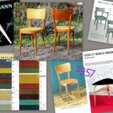 Pair Baumann chairs 50s