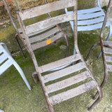 14 metal bistro chairs