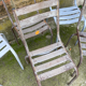 14 metal bistro chairs