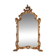 Large 20th century Baroque gilt wooden mirror in Louis XV style