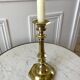 Candle holder / candlestick in golden brass 20s