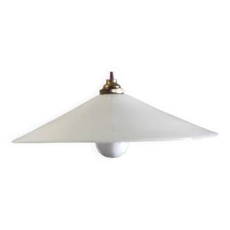 Opaline lampshade, mid-20th century