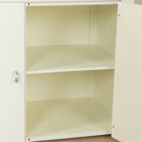 Interlübke vintage cabinet with metal hinges and minimalist handles