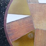Round coffee table. ceramic