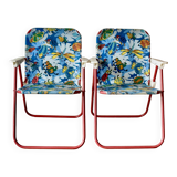 2 vintage camping chairs for children