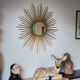 Miroir soleil Chaty Vallauris 70x70cm