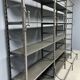 Industrial Iron Library Wall Shelving Cabinet
