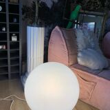 Large floor ball lamp