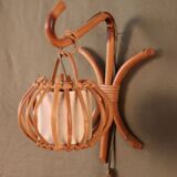 Pair Rotin Murale wall light