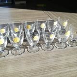 12 verres en cristal modèle Saar par Villeroy & Boch
