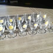 12 verres en cristal modèle Saar par Villeroy & Boch