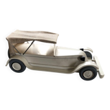 Lacquered wooden car and Vilac Aroutcheff fabric