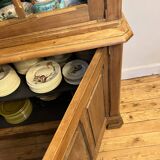 Glass sideboard unit with 2 bodies
