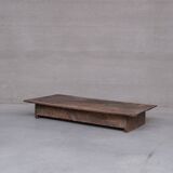 Table basse française antique en bois