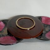 Three ceramic dessert plates from Vallauris 50s