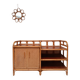 Buffet vintage  cannage rotin et bois