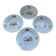 4 antique deep plates Céranord Saint-Amand vegetable garden design