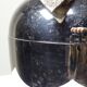 Small vintage Hans Turnwald ice bucket from the 1970s with a silver apple design