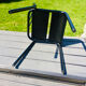 Industrial metal chair