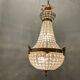 Crystal brass chandelier
