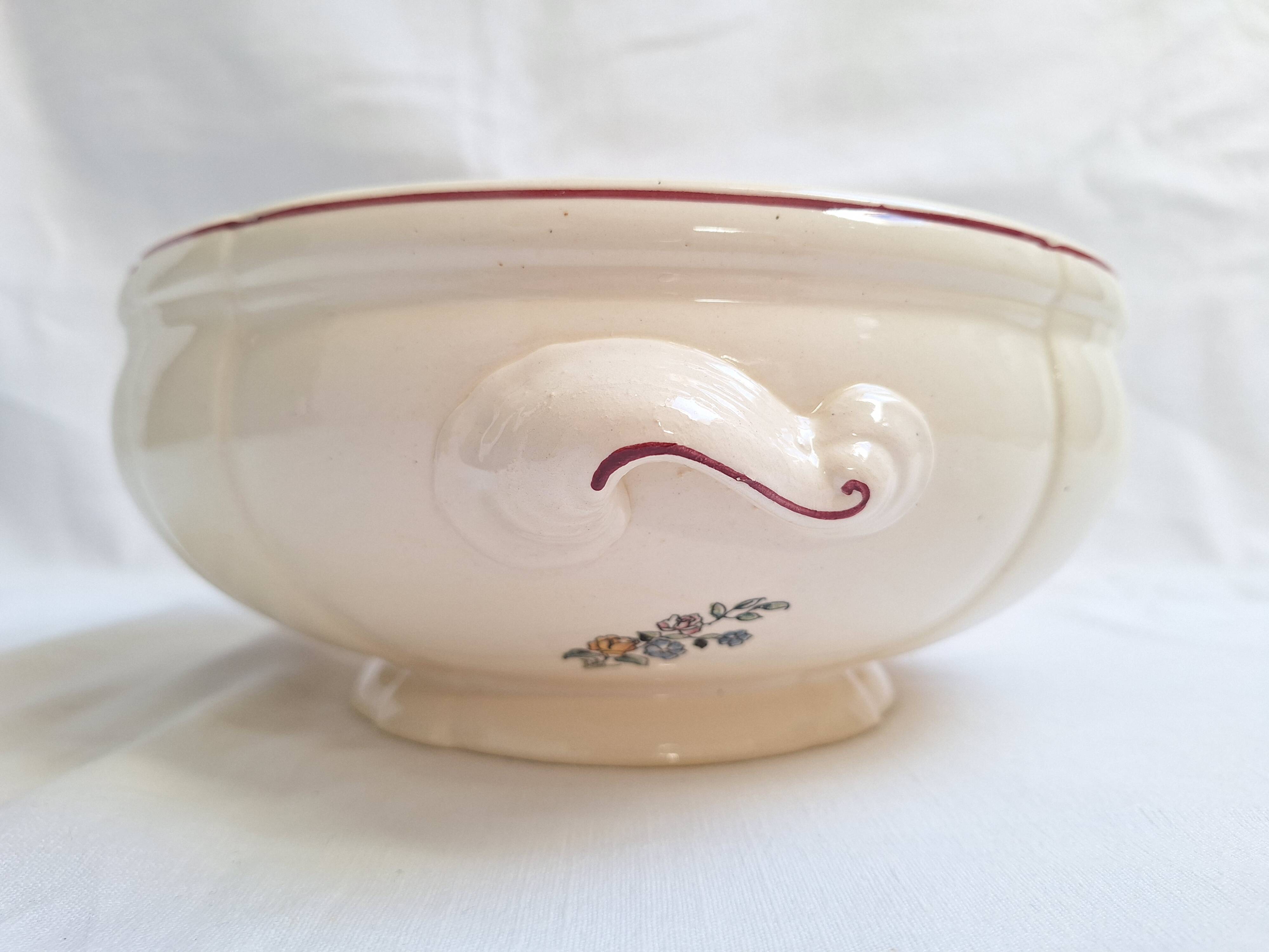 Digoin Sarreguemines Salad Bowl Model Lorraine