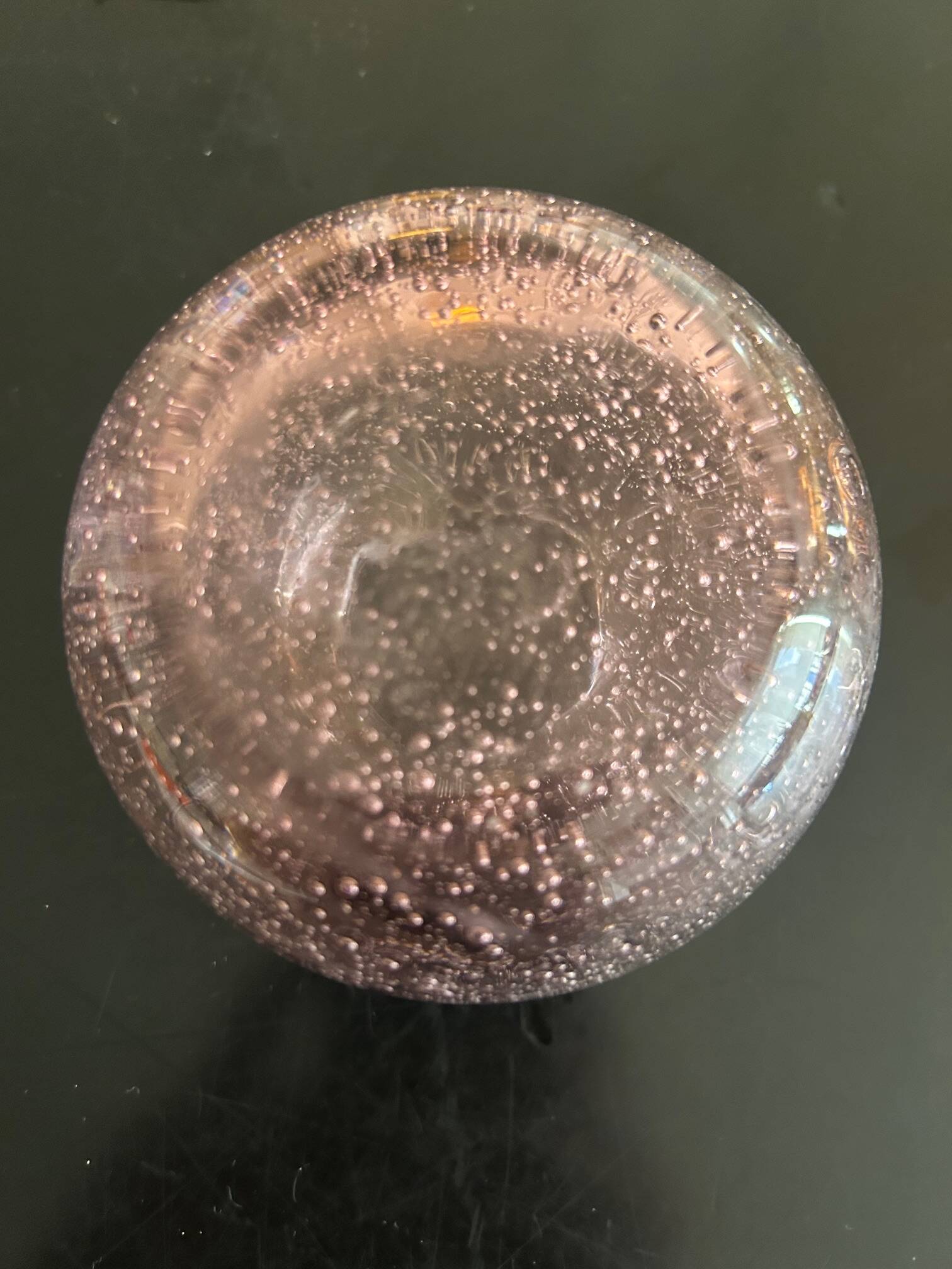 Biot glass tealight holder