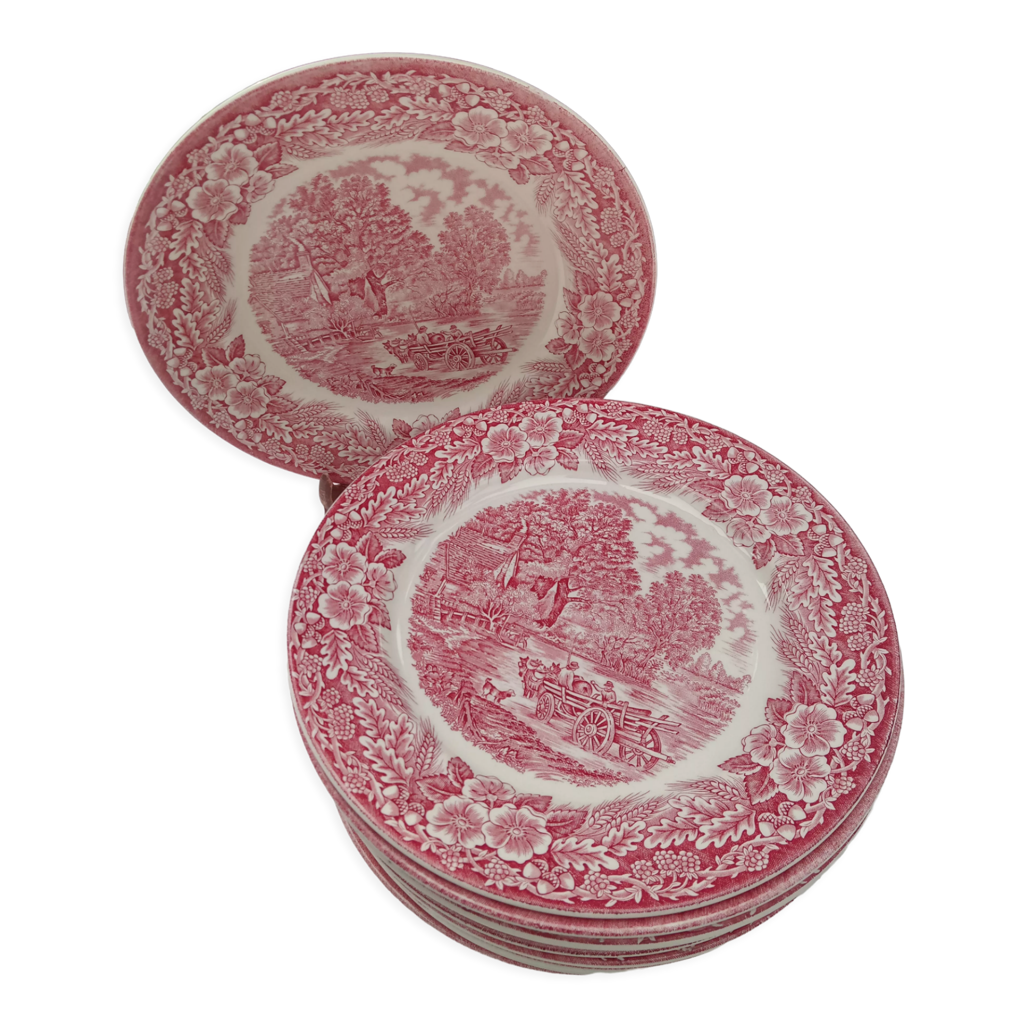 14 English flat plates