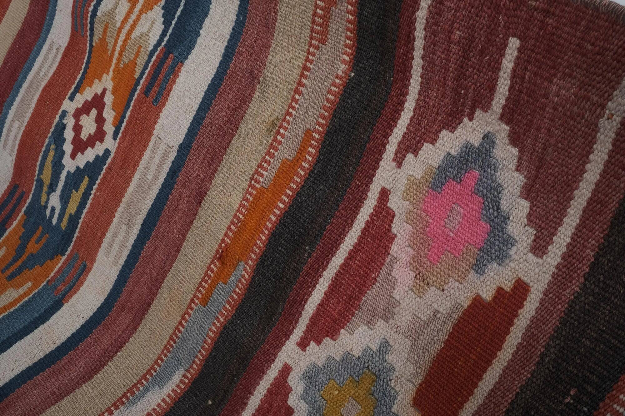 Vintage Turkish hallway rug 75x505 cm
