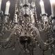 Old bohemian crystal chandelier for Deknudt