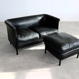 vintage sofa + ottoman | sitting area | A. Citterio | Moroso