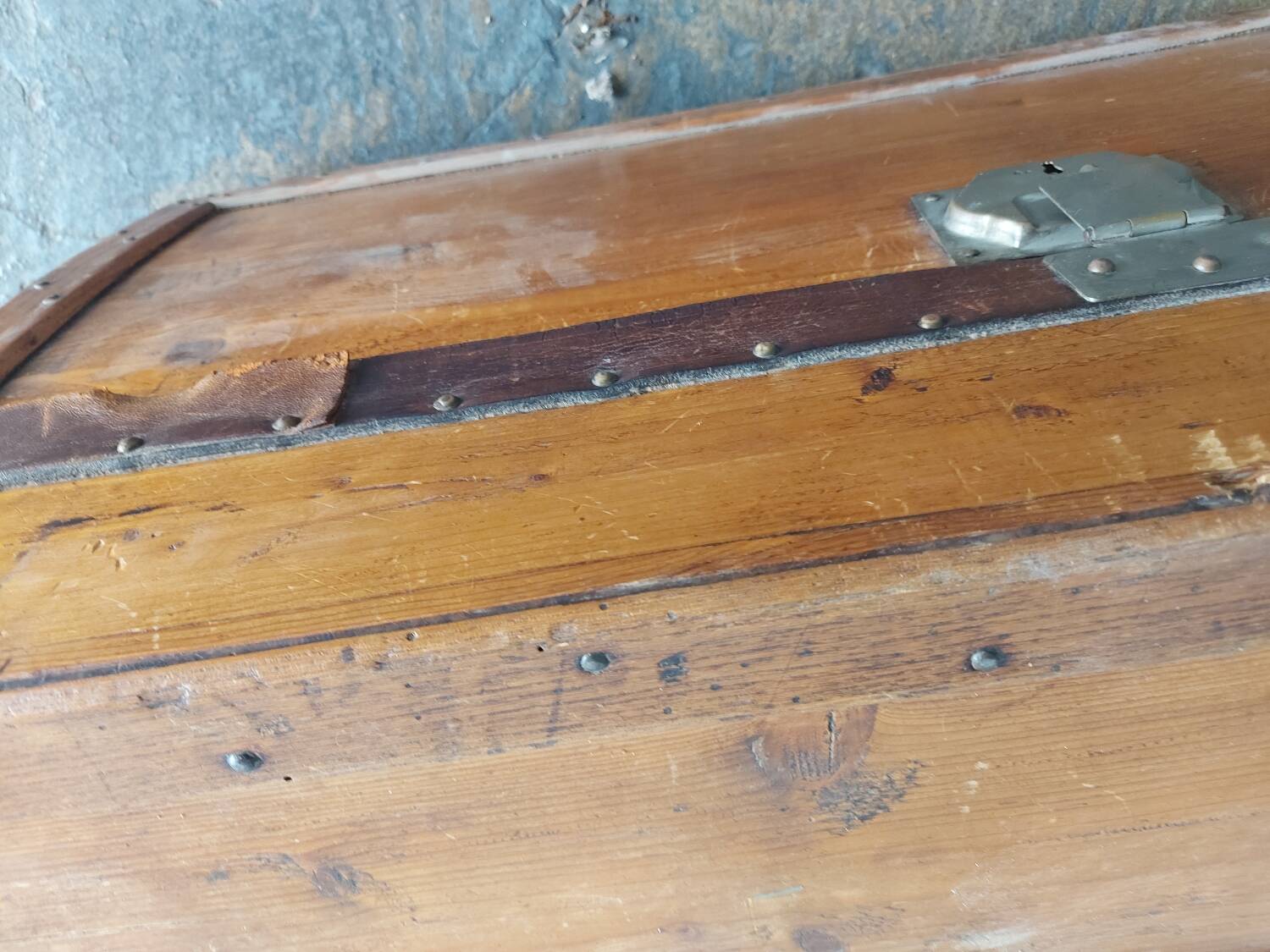 Late 19th century travel trunk