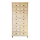 Craft furniture haberdashery - tall patinated chest of drawers - XXL chest of drawers
