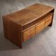 Curved Directors desk in walnut, Italy 1940s