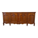 Buffet 4 portes en merisier style Louis XV
