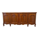 4-door Louis XV style cherry wood sideboard