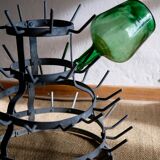 Égouttoir à bouteilles ancien en zinc