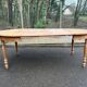 Renovated Louis Philippe 19th-century extendable round dining table 200cm