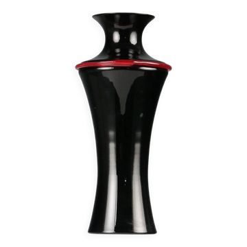 Vase vintage VeArt en verre de Murano, design Italie années 1990