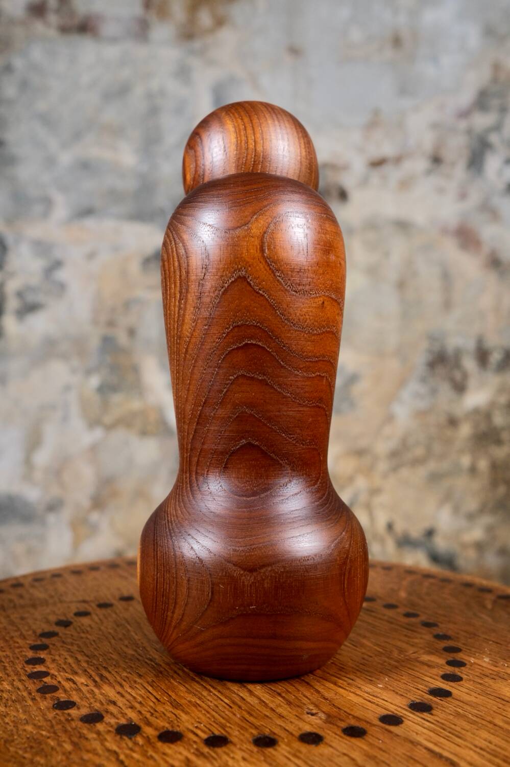 Minimalist kokeshi, by Harumine, Japan, 1960s