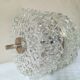 Suspension inox et verre