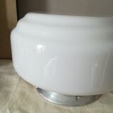 Opaline art deco ceiling light