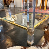 End of plexiglass canape and glass 1960
