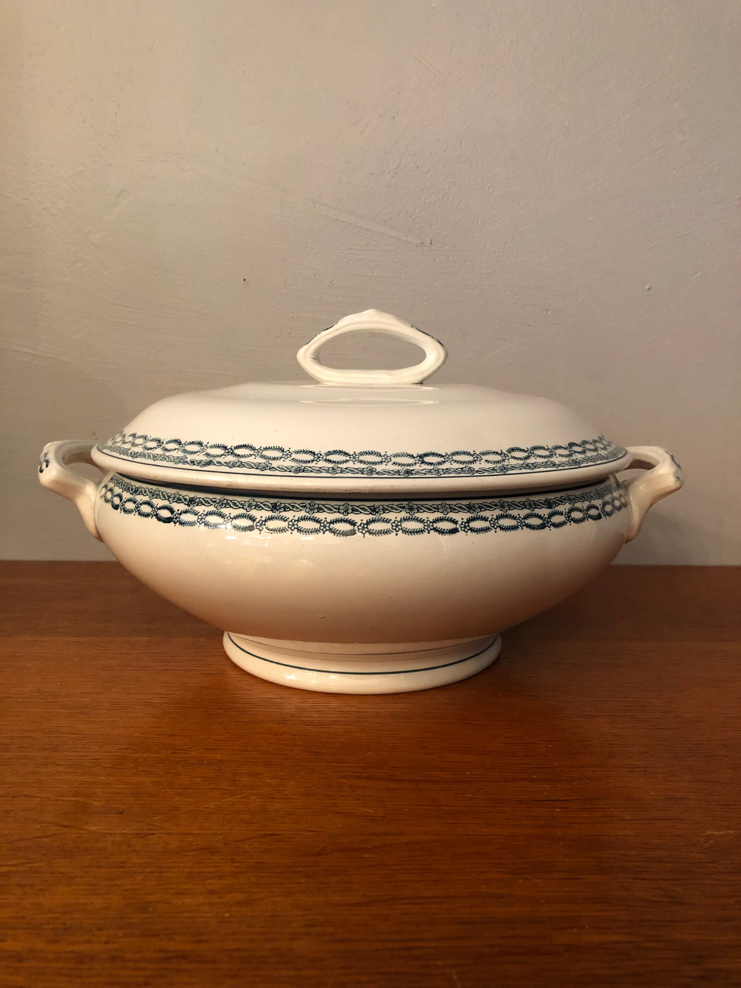 Earthenware soup pot Terre de fer Saint Amand