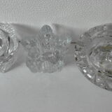 Bougeoirs cristal vintages