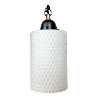 Vintage Glass Ceiling Light, 1970s