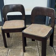 Pair of Brutalist Dining Chairs