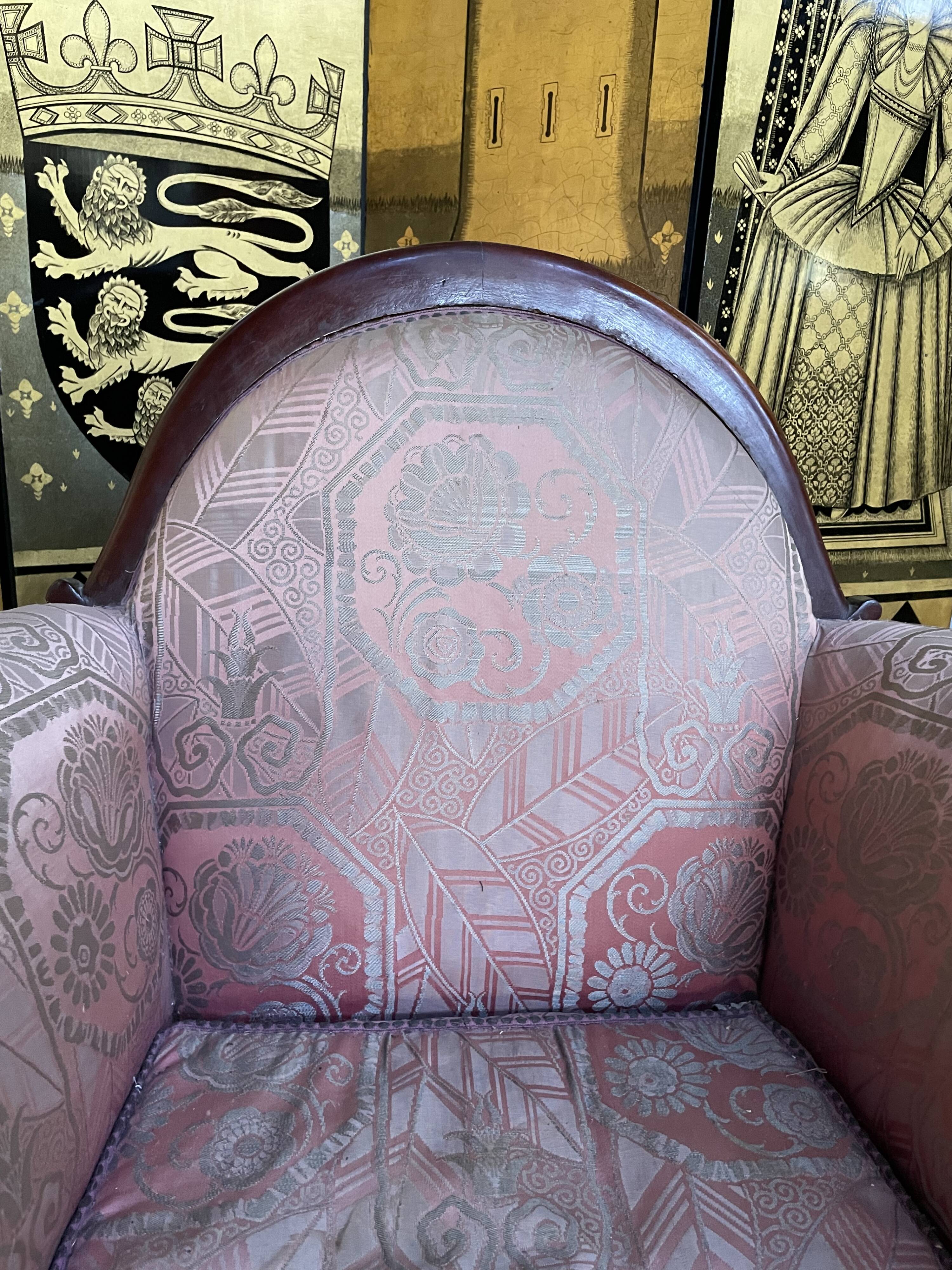 Pair of shepherdess armchairs Art Deco era