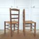 Set of four mulched vintage chairs