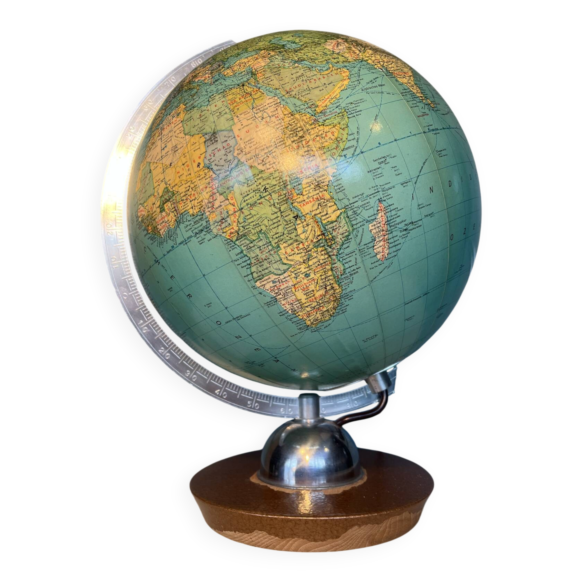 Globe terrestre JRO LUMINEUX 1960